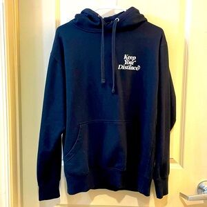 YOUNG & RECKLESS black hoodie with white print